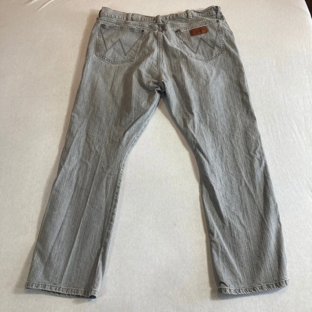 Wrangler Retro Jeans Mens 42x32 (Fits‎ 42x30) Gray Stretch Cowboy Western Rodeo